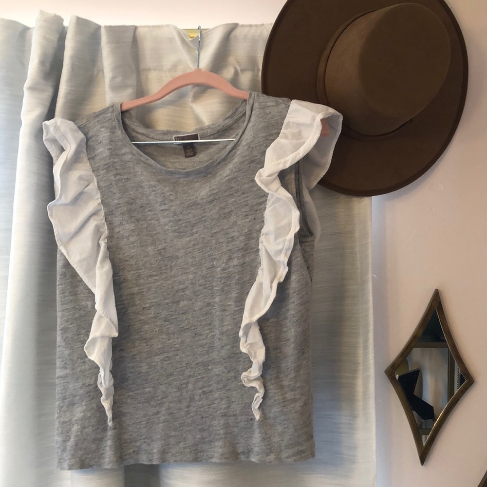 Grey cotton top